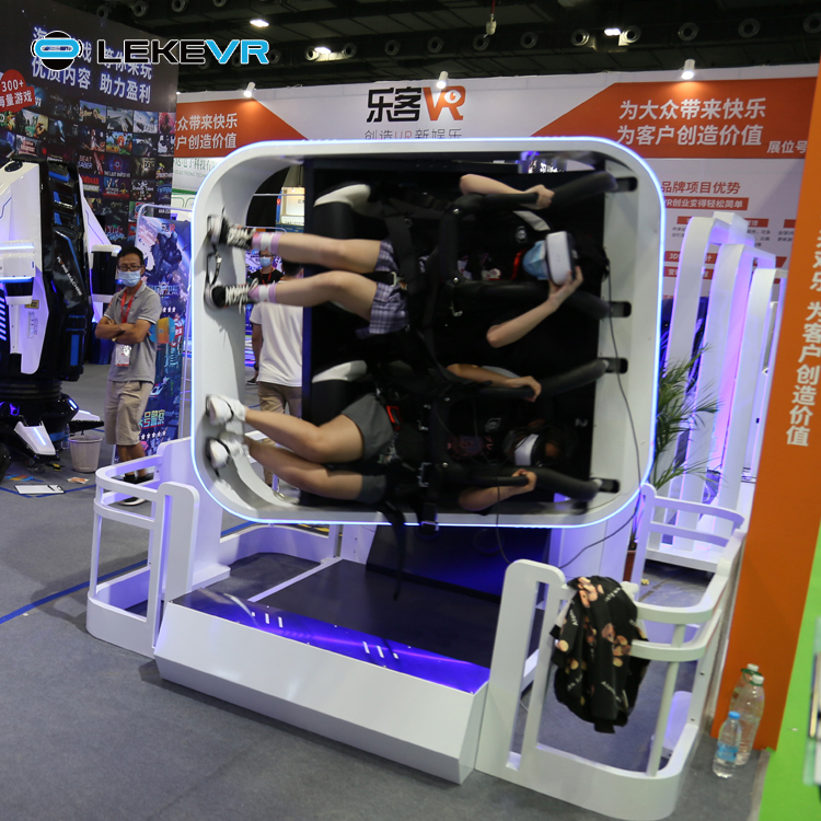 LEKE VR Center 2 Seat 360 Cinema Chair Realidad virtual Business 9D Roller Coaster Simulator Chair