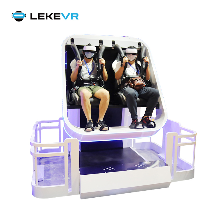 LEKE VR Simulador de montaña rusa Realidad virtual Flying Cinema 360