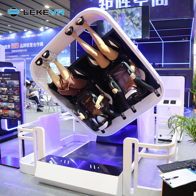 LEKE VR Máquina de cine de realidad virtual Asiento doble VR Simulador 360