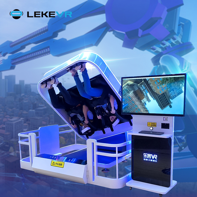 LEKE VR Parque temático Vista de 720 grados Roller Coaster Simulator 360 VR Máquina
