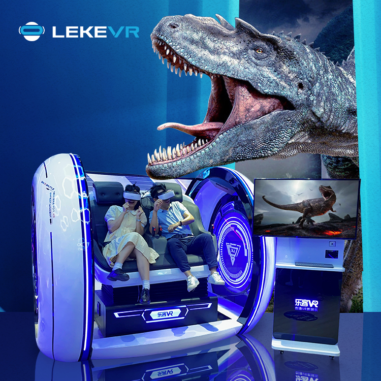 LEKE VR Space Shuttle2.0 Máquina de cine con silla de huevo 9D para parque de atracciones de realidad virtual